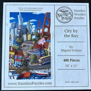Nautilus City by the Bay Wooden Puzzle